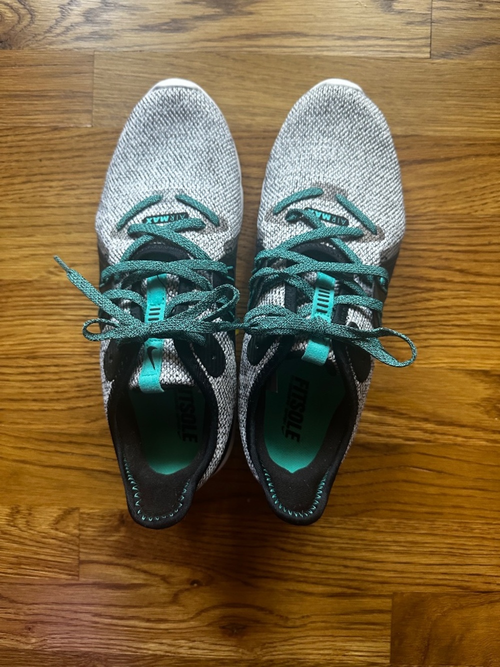 Nike Air Max Sequent 3 Grey Knit Hyper Jade Women's 8.5 NWOT